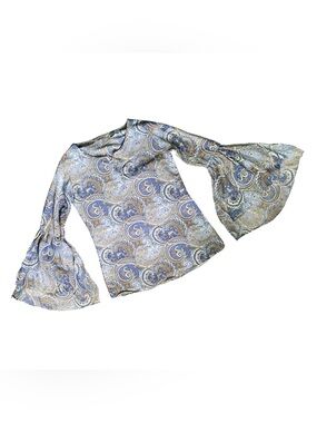 Paisley Bell Sleeve Top